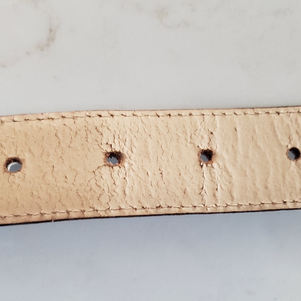 𝅺GENUINE Italian Leather Belt - Picture 7 of 8